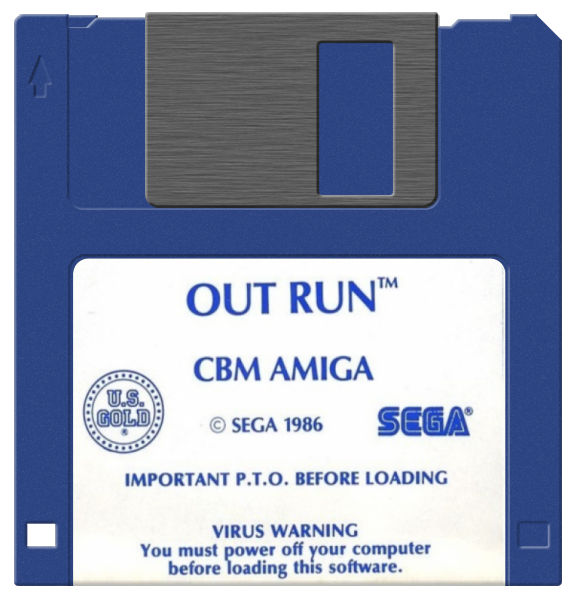 Out Run media 5 for Amiga
